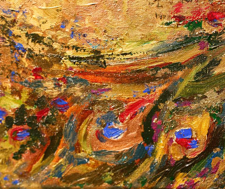 Original Art Deco Abstract Painting by Daria Bagrintseva