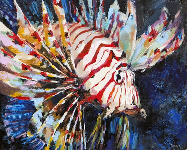 Original Fish Paintings by Daria Bagrintseva