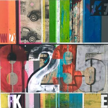 Original Abstract Collage by Michael Soltis