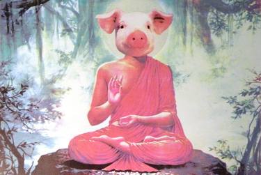 Buddha Pig - Limited Edition of 50,  39 Available thumb