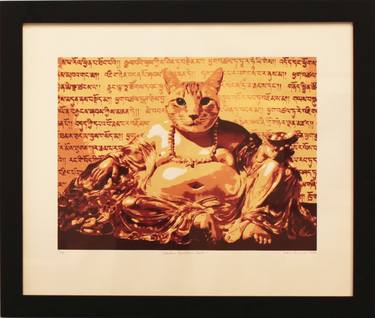 Golden Buddha Cat - Limited Edition 50 of 50 thumb
