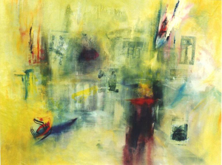 Original Abstract Expressionism Abstract Painting by Corinna Richenda Boughton