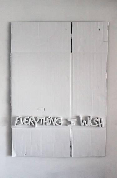 'EVERYTHING I WISH' cardboard series white thumb