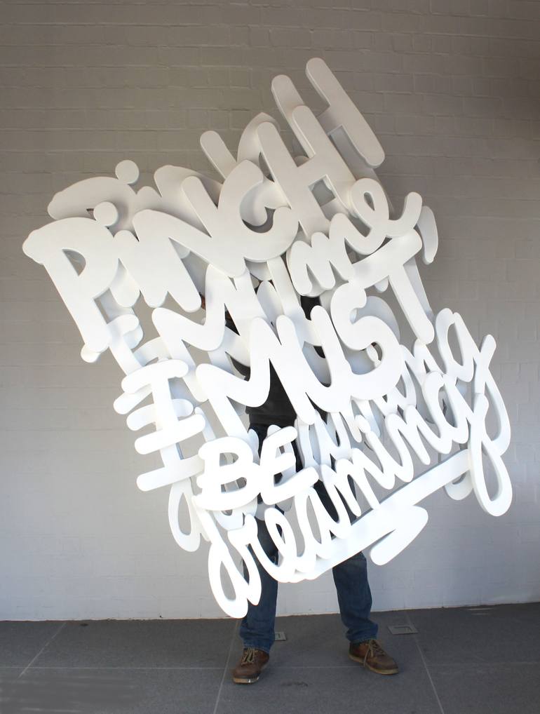 Original Conceptual Pop Culture/Celebrity Sculpture by Thomas Gromas
