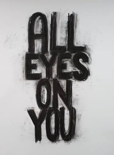 all eyes on you /drawing charcoal thumb