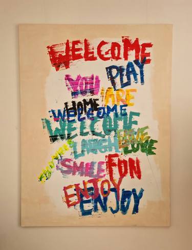 Saatchi Art Artist Thomas Gromas; Paintings, “'welcome'” #art