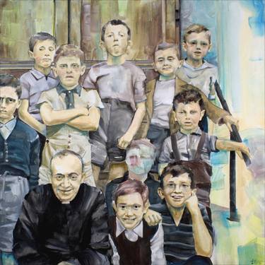 Original Portraiture Kids Paintings by Elia Tomás