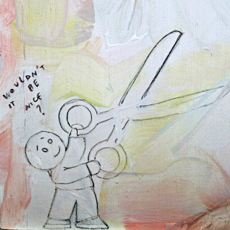 Original Figurative Health & Beauty Painting by Elia Tomás