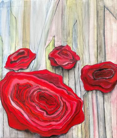 Saatchi Art Artist Terrie Yeatts; Paintings, “Roses in Bloom” #art