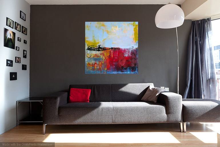 Original Conceptual Abstract Painting by Terrie Yeatts