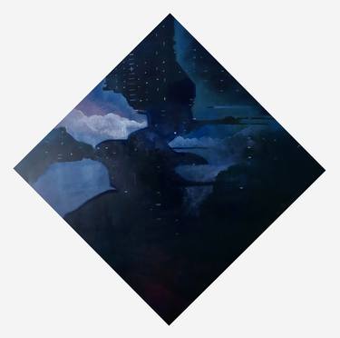 Original Abstract Outer Space Paintings by Neal Burns