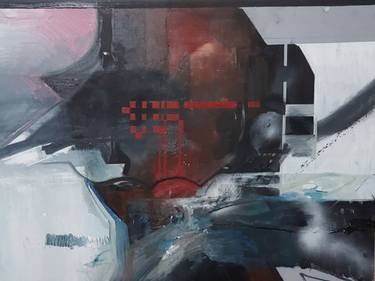 Original Abstract Expressionism Abstract Painting by Neal Burns
