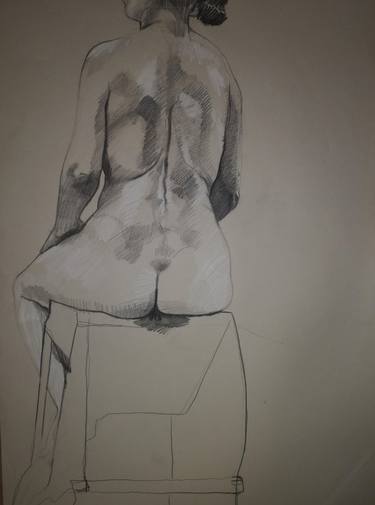 Original Nude Drawings by Neal Burns