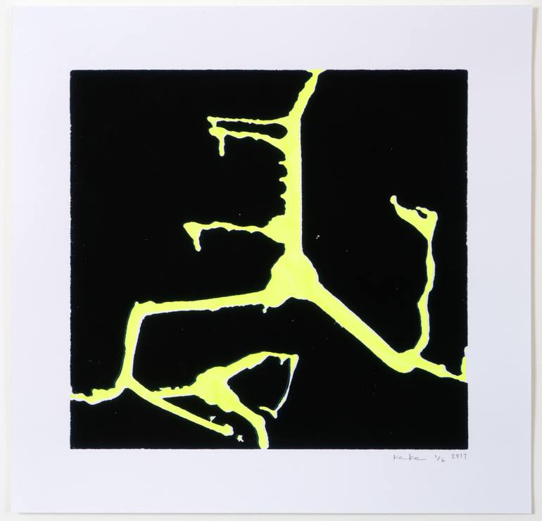Original Contemporary Abstract Printmaking by Katherine Keltner