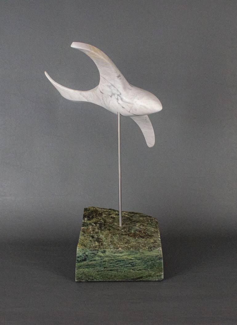 Original Abstract Animal Sculpture by Leslie Dycke