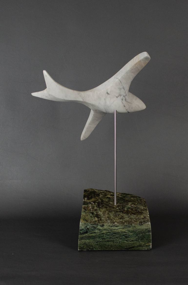 Original Abstract Animal Sculpture by Leslie Dycke