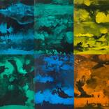 políptico de las nubes color by gustavo vejarano