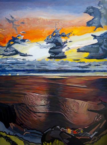 Print of Expressionism Seascape Paintings by Marco Menato