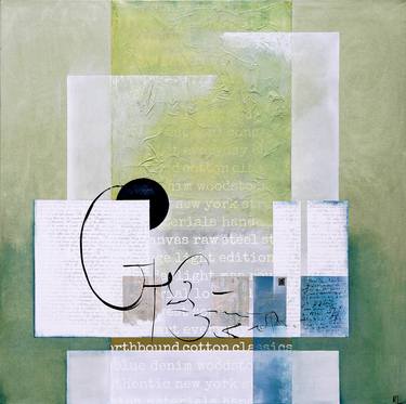 Original Abstract Collage by Marie-Louise Oudkerk