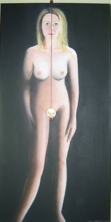 Original Realism Erotic Collage by Lheonardo Davinc