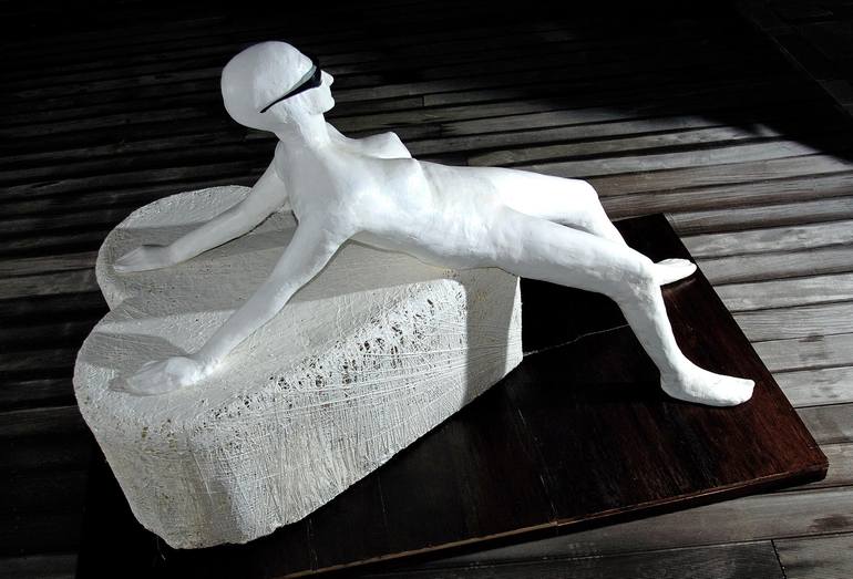Original Pop Art Erotic Sculpture by Lheonardo Davinc