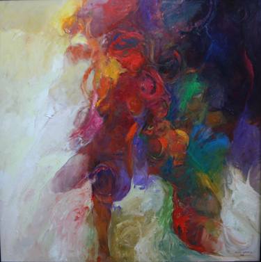 Original Abstract Paintings by Majid Alwahah