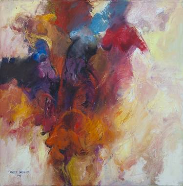 Original Abstract Expressionism Abstract Paintings by Majid Alwahah