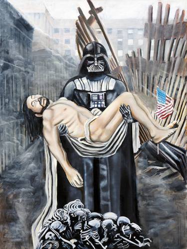 Print of Conceptual Pop Culture/Celebrity Paintings by Cedric Chambers