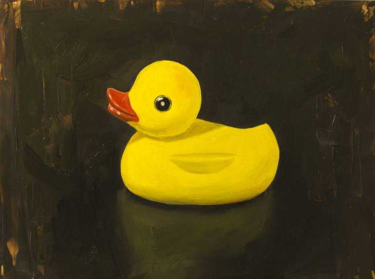 painting rubber ducks