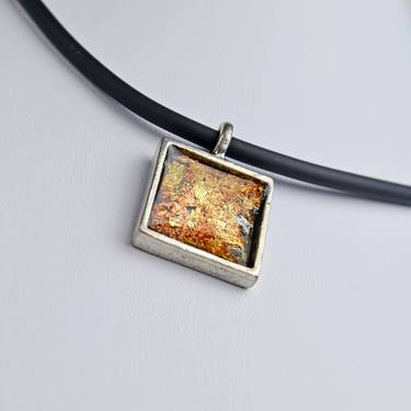 Square Silver Pendant thumb