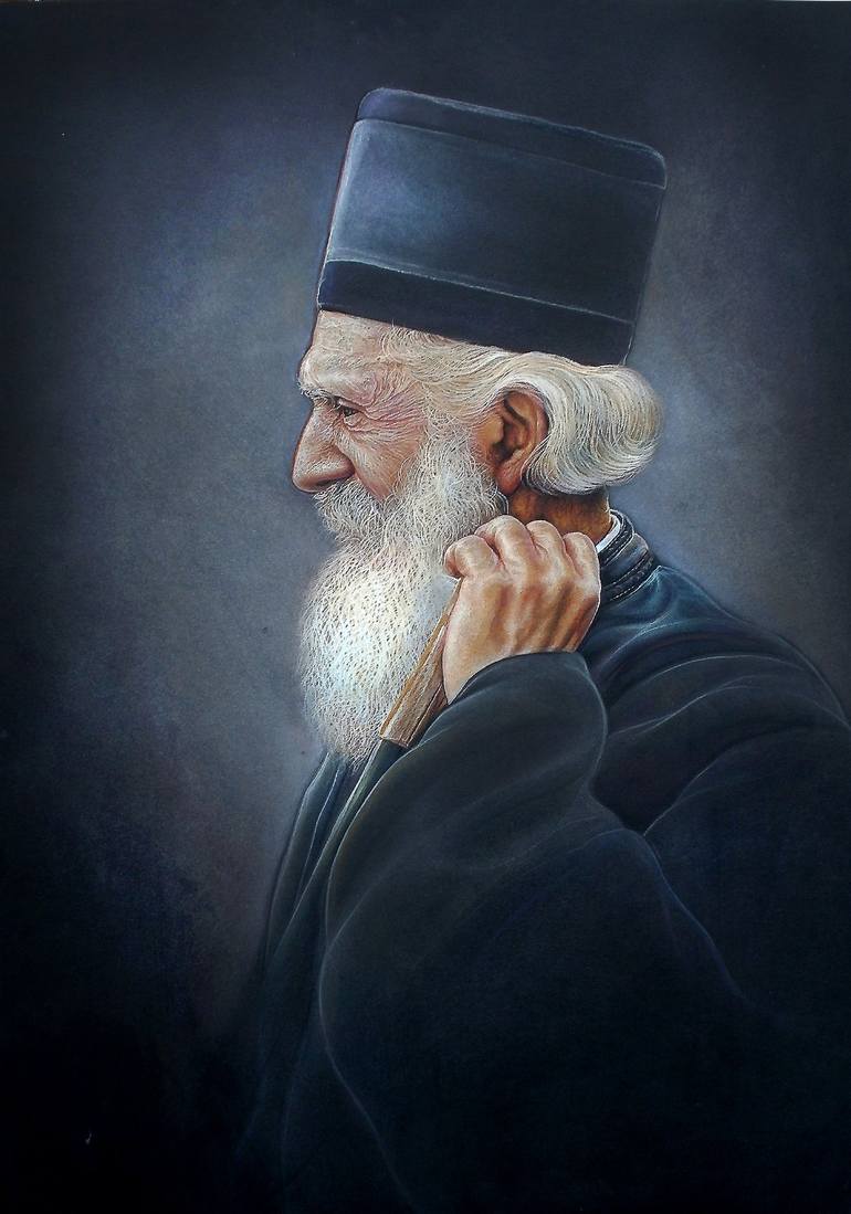 Patriarch Pavle Drawing by Zoran Antovic Saatchi Art