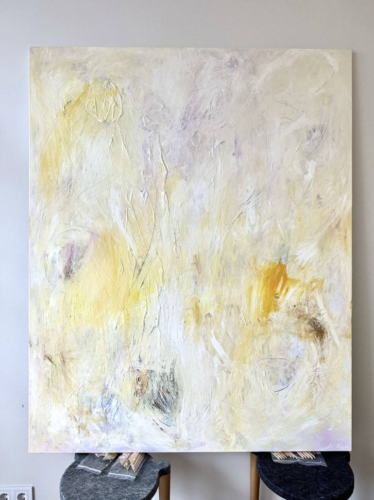 Original Abstract Expressionism Abstract Painting by Liis Koger