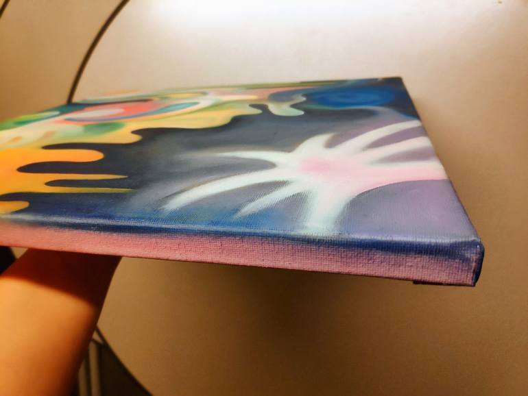 Original Abstract Expressionism Abstract Painting by Emma Meijer