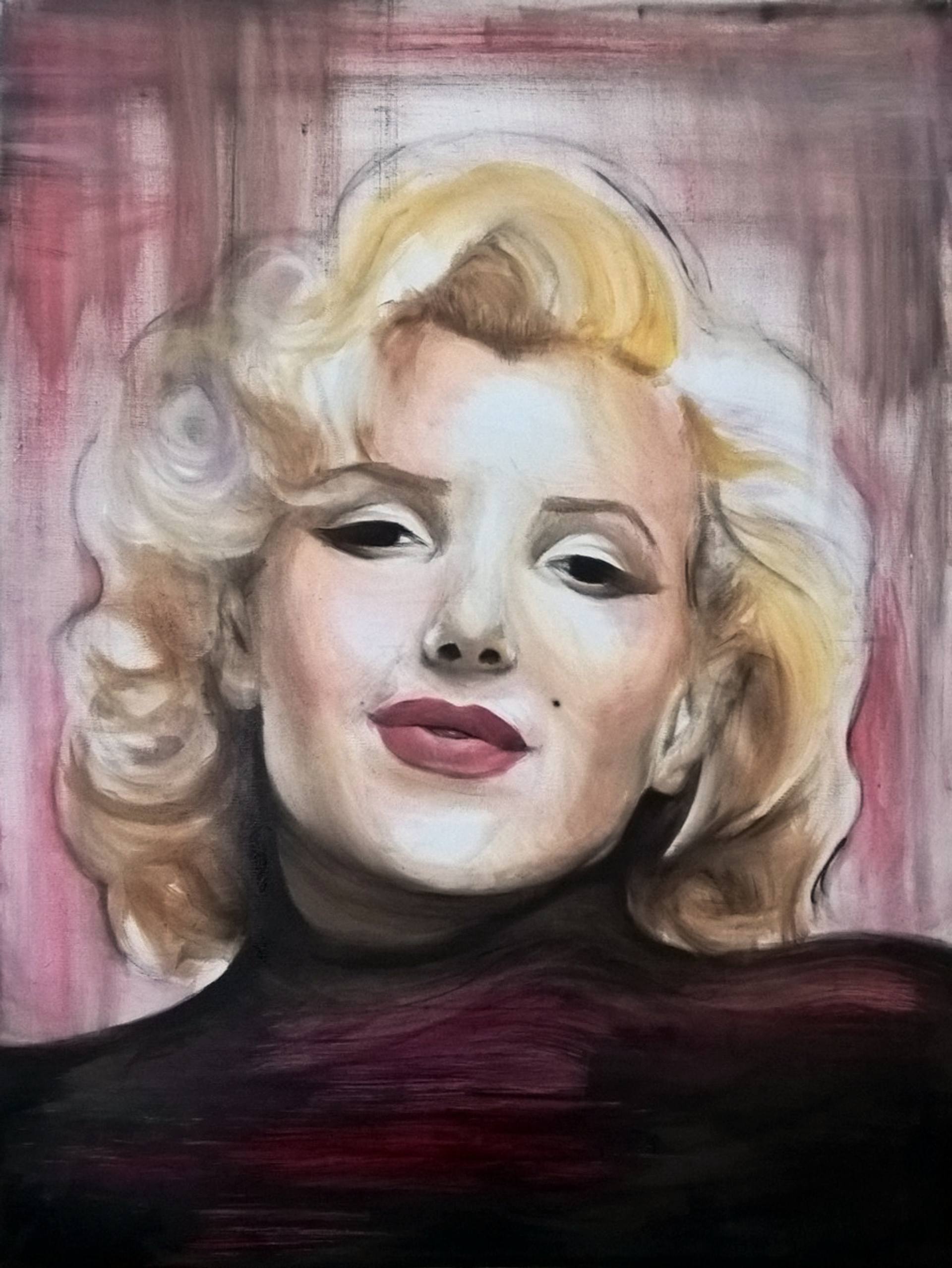 Pink Marilyn Painting by Emma Meijer Saatchi Art