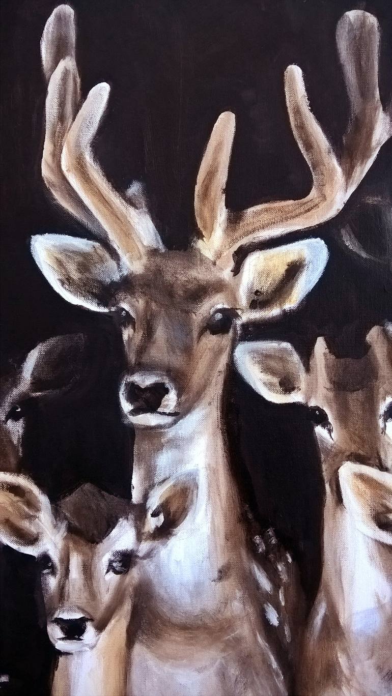 Original Fine Art Animal Painting by Emma Meijer