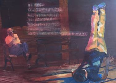 Original Figurative People Painting by Tom Ferraro