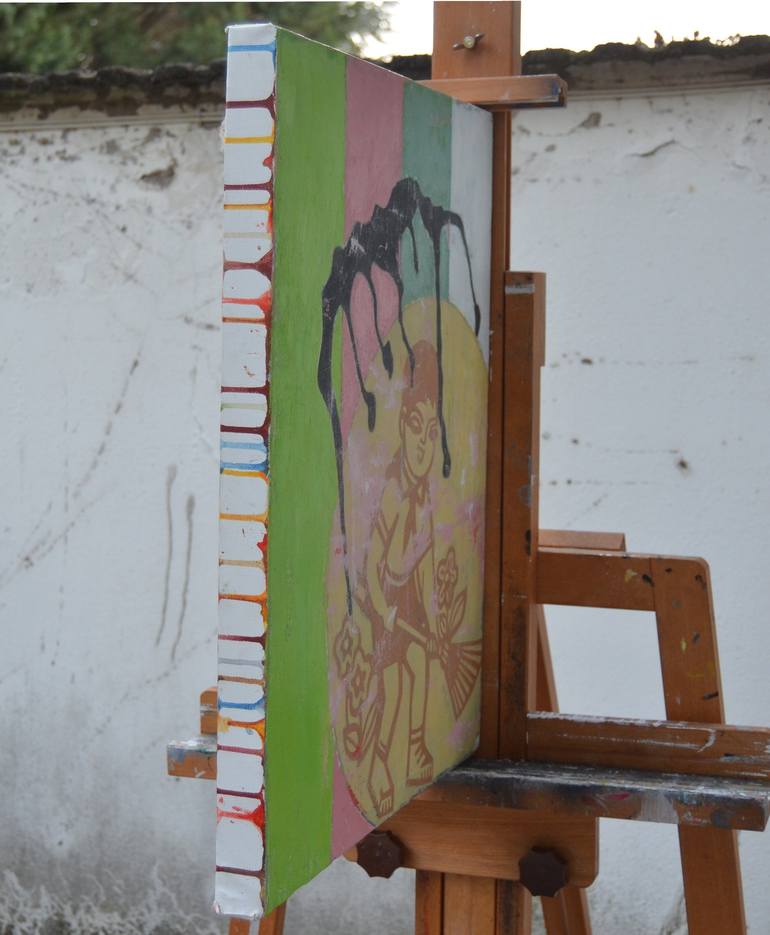 Original Dada Politics Painting by Joerg Schimmel