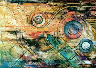 Original Abstract Painting by Raúl Prieto Fernandez