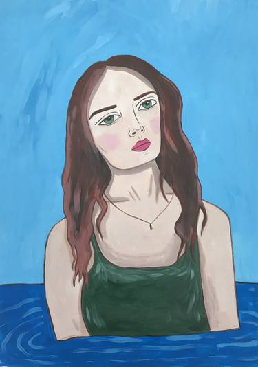 Original Contemporary Portrait Paintings by Kitty Cooper