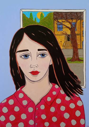 Original Portraiture People Paintings by Kitty Cooper
