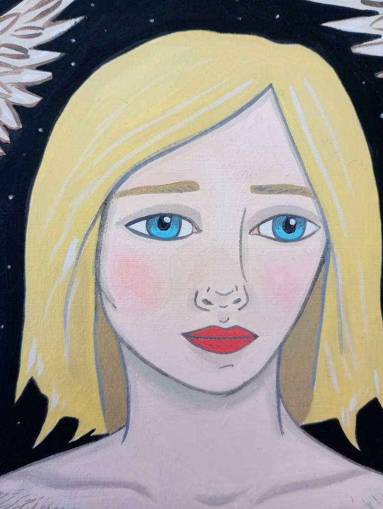 Original Illustration Women Painting by Kitty Cooper