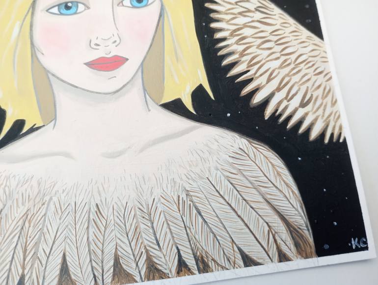 Original Illustration Women Painting by Kitty Cooper