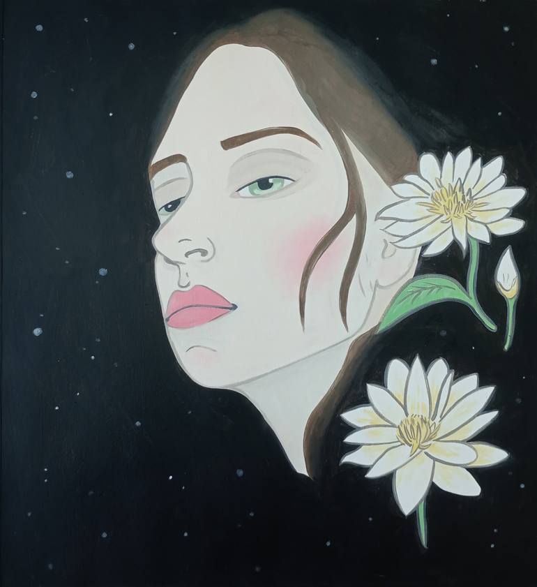 Print of Illustration Outer Space Paintings by Kitty Cooper