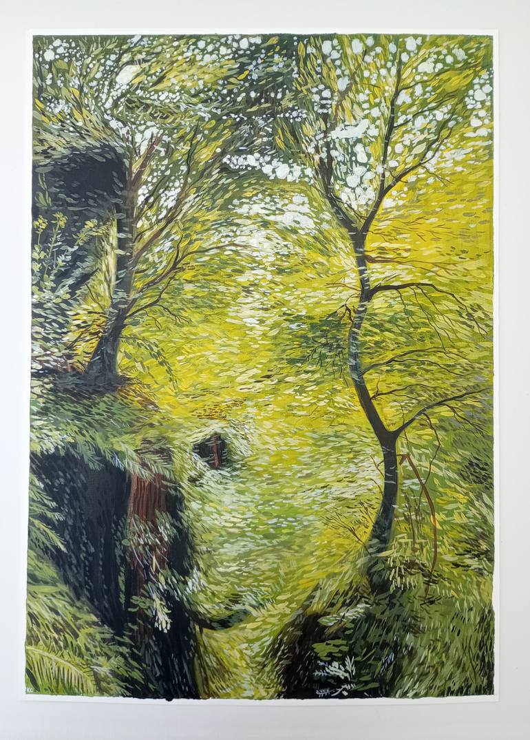 Original Impressionism Landscape Painting by Kitty Cooper