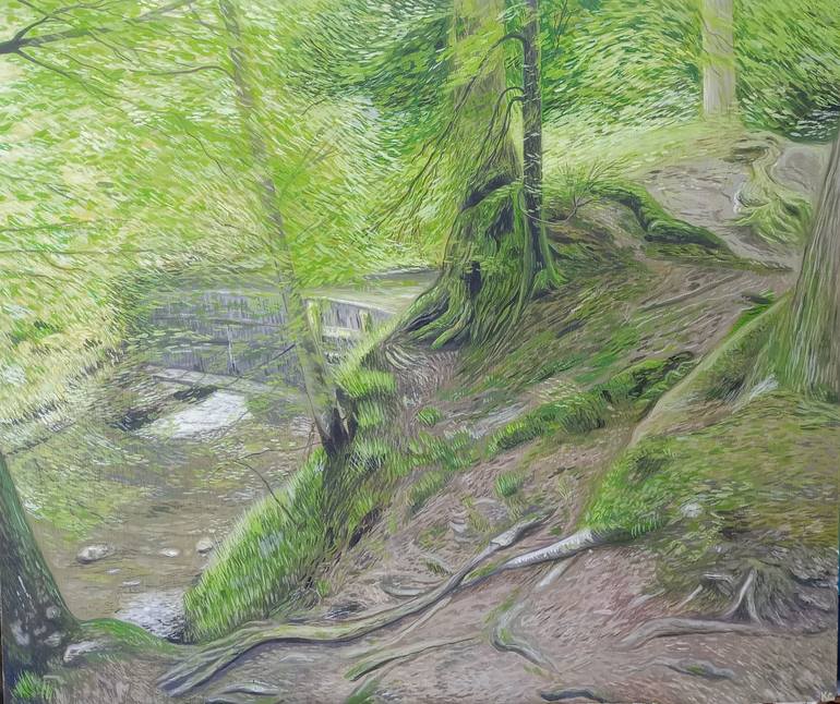Print of Impressionism Landscape Paintings by Kitty Cooper