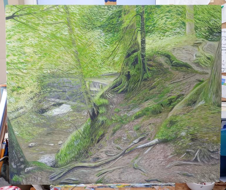 Original Impressionism Landscape Painting by Kitty Cooper