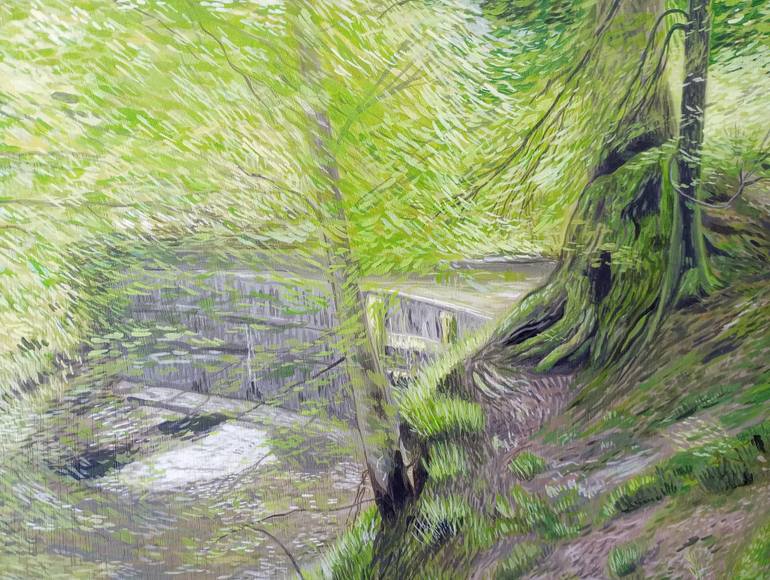 Original Impressionism Landscape Painting by Kitty Cooper