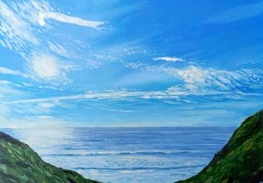 Original Impressionism Seascape Paintings by Kitty Cooper
