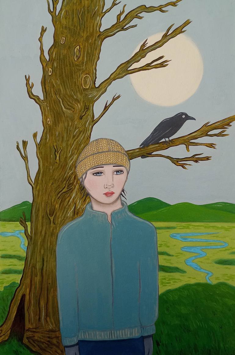 Print of Folk Rural Life Paintings by Kitty Cooper