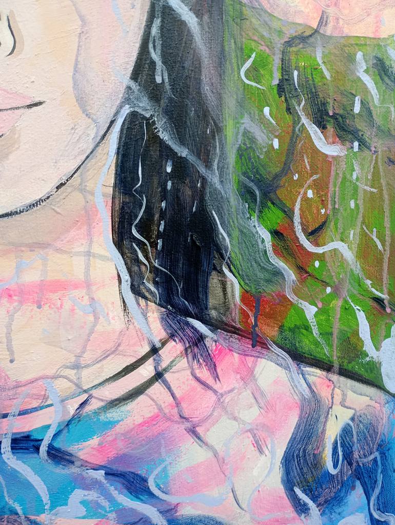Original Abstract Expressionism Women Painting by Kitty Cooper